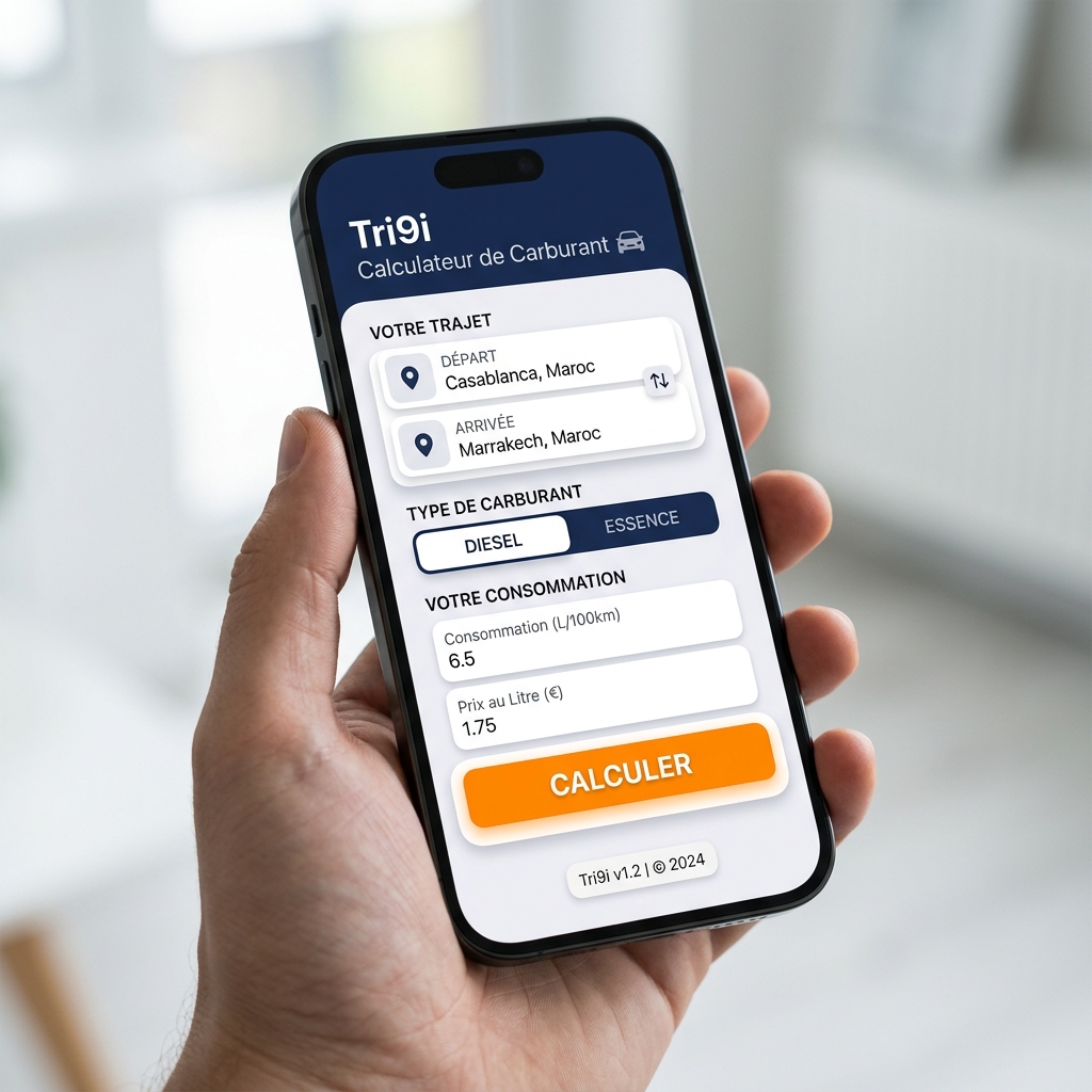 Tri9i App Mockup